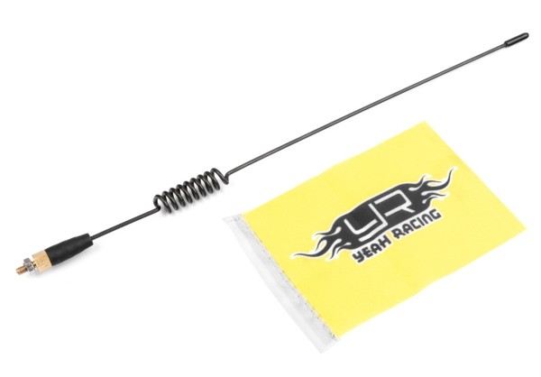 Metall Antenne mit Flagge (Deko)