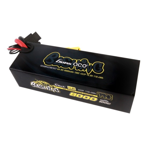 14,8V 8000mah 100C (EC5) G-Tech Bashing LiPo, GensAce