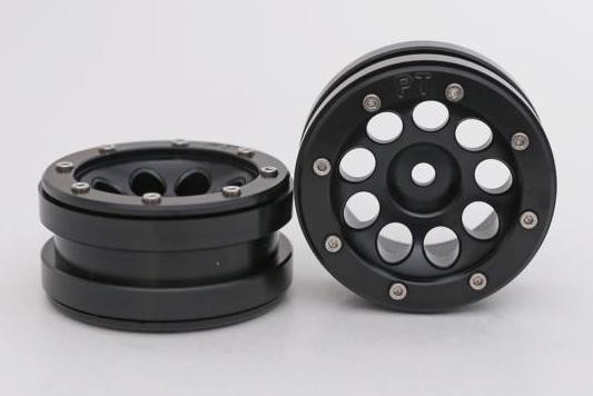 METSAFIL 1.9" PT-Ecohole schwarz/schwarz Beadlock-Felgen