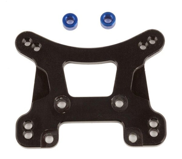 FT 1:14 Front Shock Tower, black aluminum