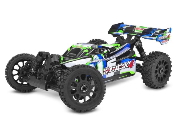 Corally Syncro-4 V2 4S Brushless Buggy ARTR grün