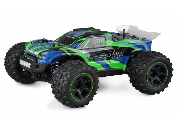 Hyper GO Truggy brushed 1:16 RTR blau/grün