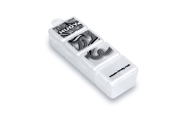 Hudy Sortierbox 88x30x23mm, 4 Fächer