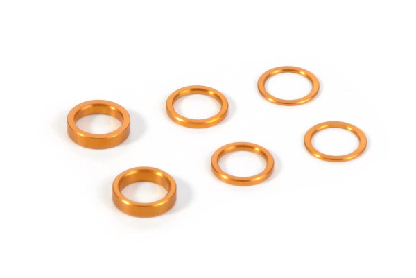 Unterlegscheiben Set (0.5mm, 1.0mm, 2.0mm) Orange