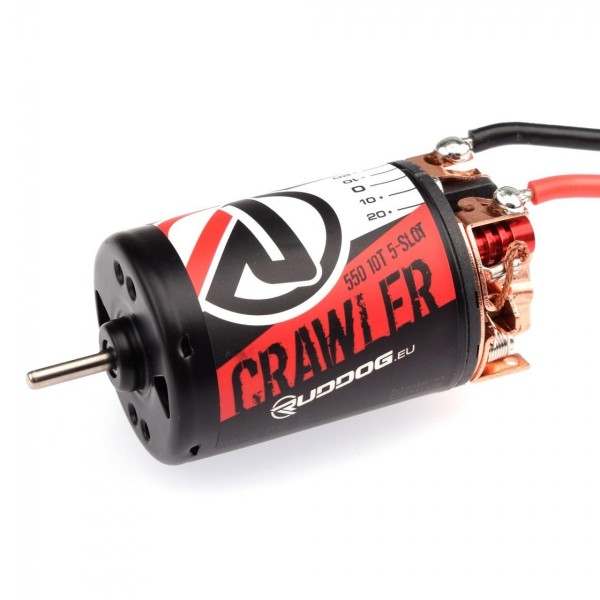 RUDDOG 10T 5-Slot 550 Crawler Brushed Motor