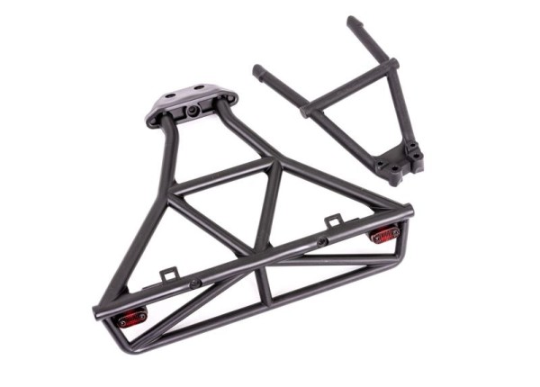 Bumper + Halter hinten mit LED-Licht-Befestigung