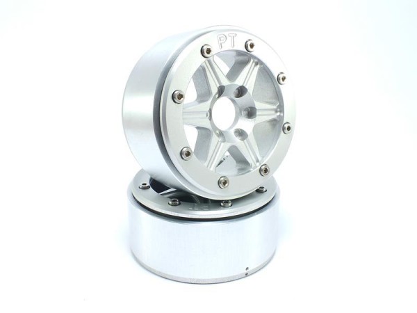 METSAFIL 1.9" SIXSTAR silber/silber Beadlock-Felgen
