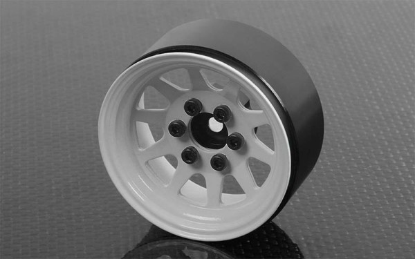 1.9" OEM Stahl Beadlock Felge, weiss (4 Stück), RC4WD