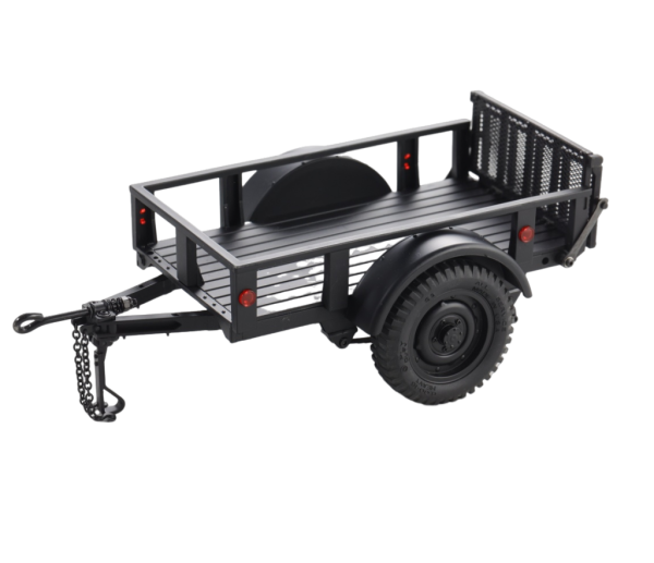 FMS Anhänger Typ B schwarz, für Modelle 1:12 & 1:18