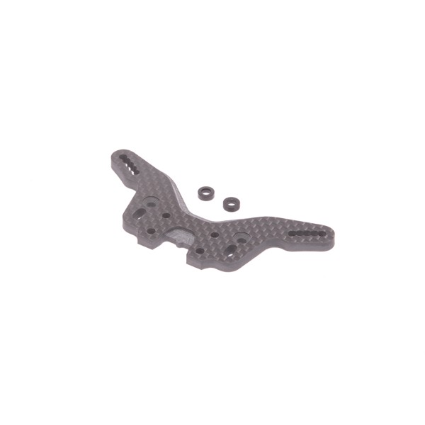 Kohlefaser Dämpferbrücke hinten niedrig (-3 mm) - Cougar LD2, LD3