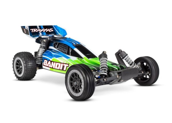 Traxxas Bandit 2WD Buggy RTR grün (mit Akku und 4A USB Lader)