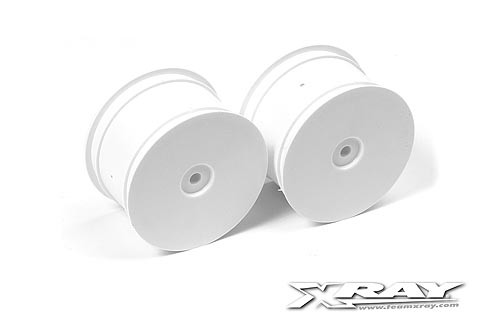 1:10 Heck Felgen 14mm - Aerodisk - weiss