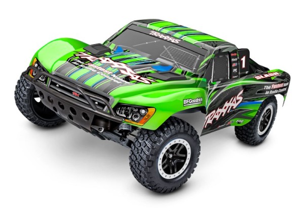 Traxxas Slash 2WD BL-2S ARTR grün