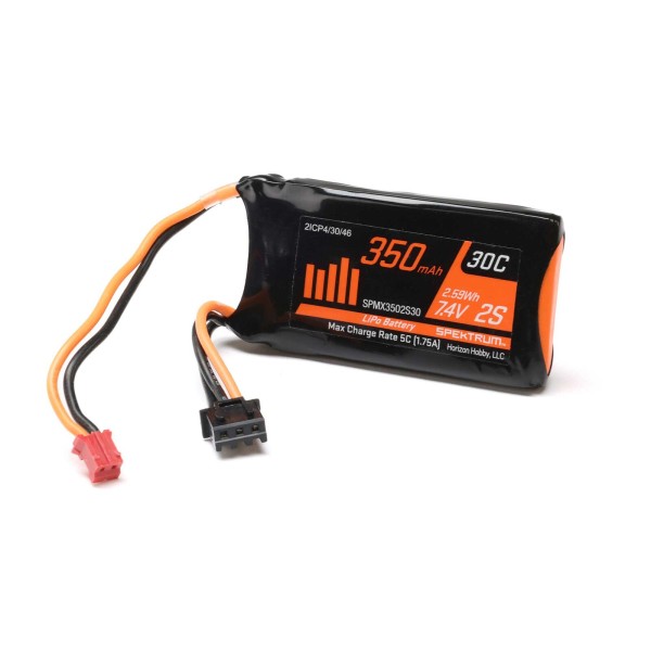 7,4V 350mAh 2S LiPo für Axial SCX24 (PH 2.0)