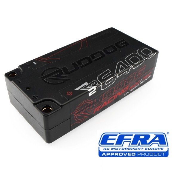 7,6V 6400mAh 150C (h25,0mm) RR2 Shorty LiPo, RUDDOG