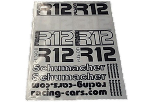 Aufkleberbogen - R12