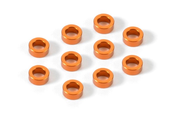 Unterlegscheibe 3mm X 5mm X 2,0mm, Alu Orange (10)