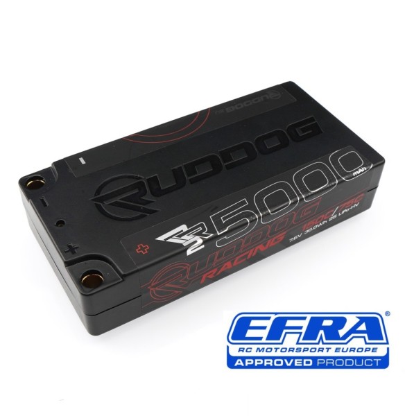7,6V 5000mAh 150C (h20,0mm) RR2 LCG Shorty LiPo, RUDDOG