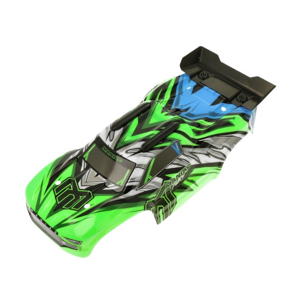 Karosserie Truggy grün/blau