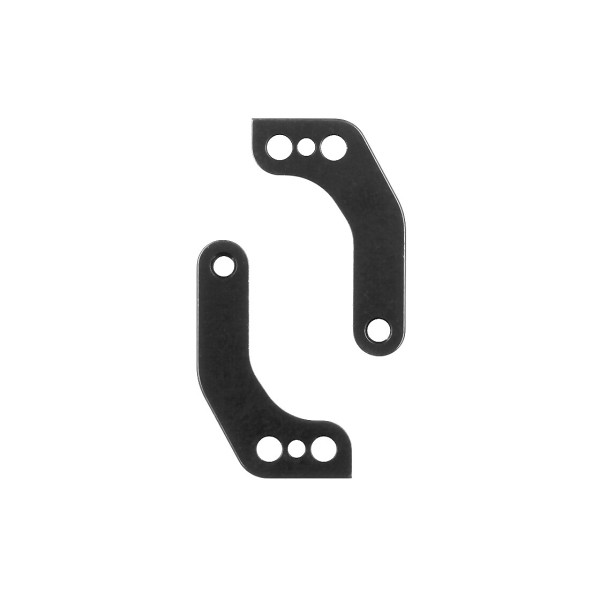 RC10TC8 FT Steering Block Arm Set, Front, +1mm