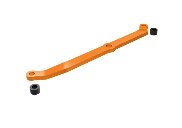 Steering link, 6061-T6 aluminum (orange-anodized)/ servo hor