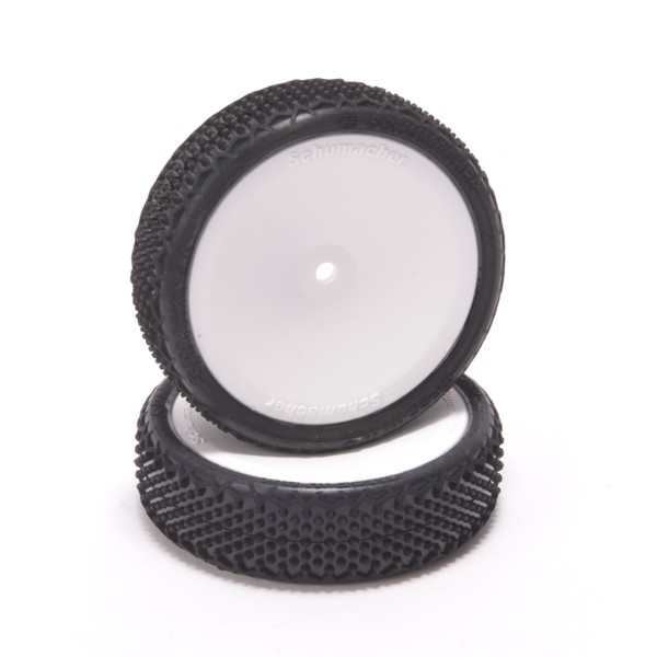 1:10 Splinter gelb 2WD Front-Komplettrad, Schumacher (2)