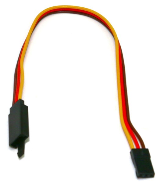 Verlängerungskabel JR 200mm mit Clip 22AGW/0,33mm²