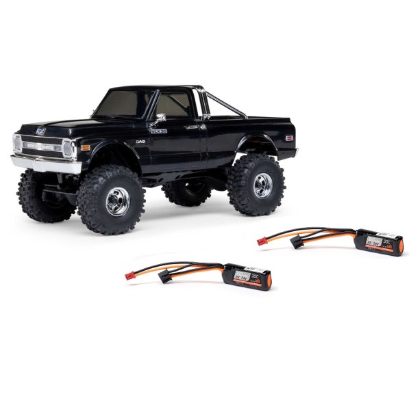 Axial SCX30 Chevrolet K10 4x4 RTR Crawler 1:30 schwarz *Dual LiPo Combo*
