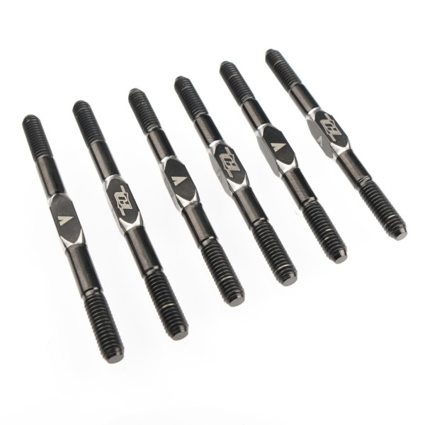 B84 Ultra Titanium Spurstangen-Set, schwarz