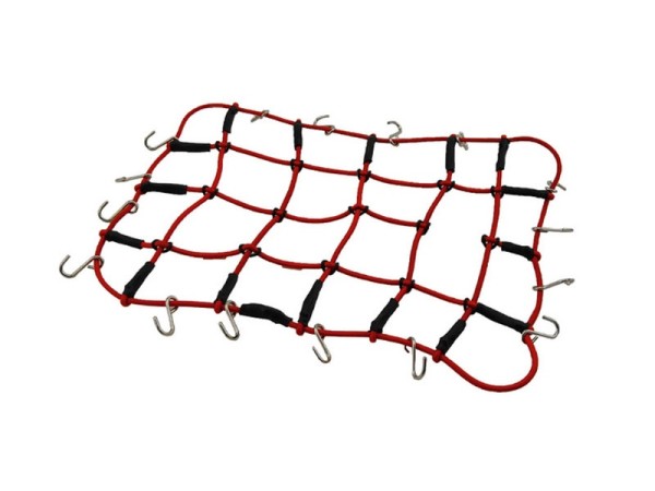 Gepäcknetz 200x130mm rot