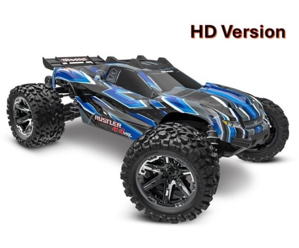 Traxxas Rustler 4x4 VXL HD 3S blau ARTR