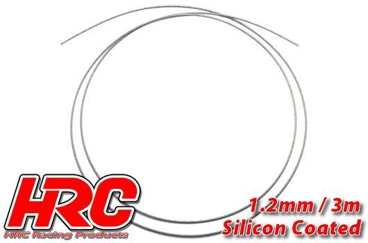 Stahlseil 1.2mm Silikon-ummantelt (3m)