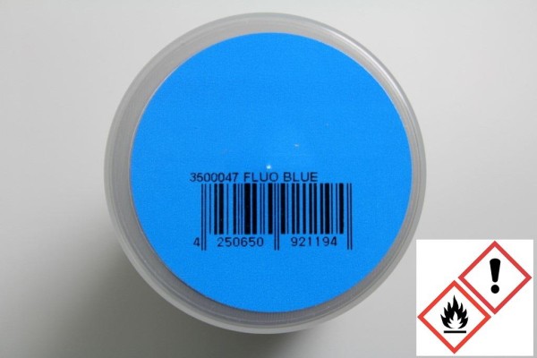 Lexanfarbe "FLUO BLAU" 150ml