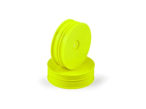 1:10 2WD Frontfelgen slim gelb 12mm 2,2", Hudy (2)
