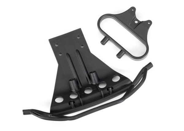 Bumper + Halter vorn mit LED-Licht-Befestigung