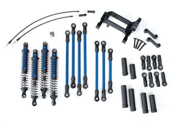 TRX-4 Long Arm Lift Kit komplett blau