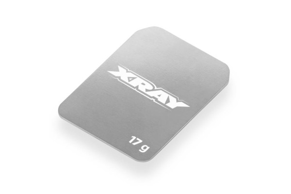 XRAY Edelstahl Gewicht 17 Gramm vorne