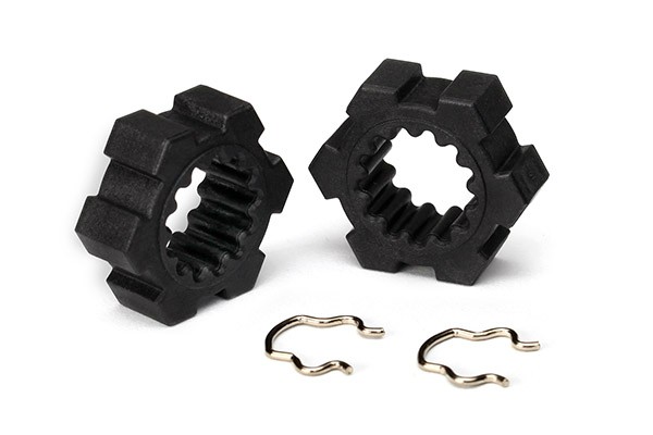 Radmitnehmer, Sechskant (2) Hex-Clips (2)