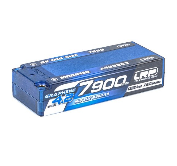 7,6V 7900mAh 120C (h25,1mm) Mid-Size Mod. Graphene-4.2, LRP