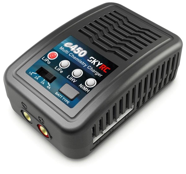 SkyRC e450 Ladegerät NiMH / LiPo (4A 50W) 230V