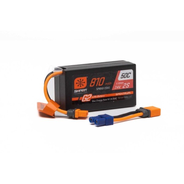 7,4V 810mAh 50C (IC2 / EC2) G2 Smart LiPo