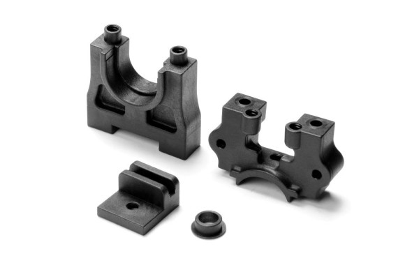 Zentraldifferenzial Montageplatte, Set - Hoch Graphite
