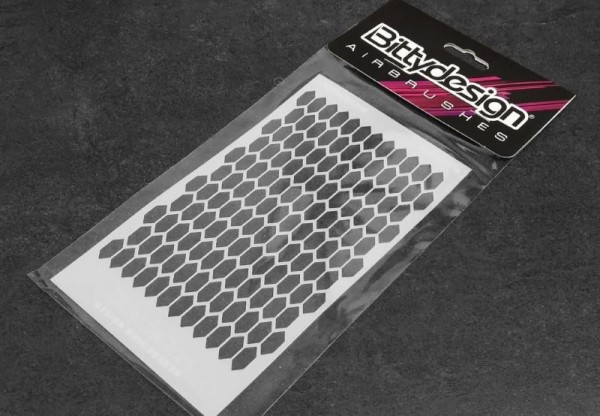 Bittydesign Lackierschablone - Honeycomb V3