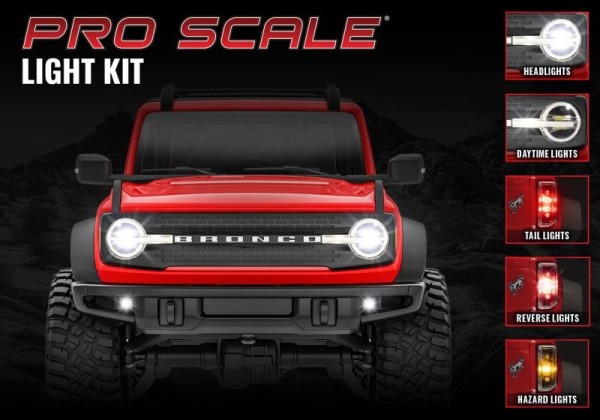 Pro Scale LED Set TRX-4M Bronco