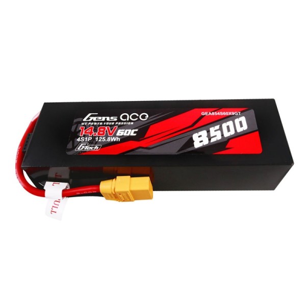 14,8V 8500mAh 60C G-TECH LiPo, PVC Gehäuse, GensAce