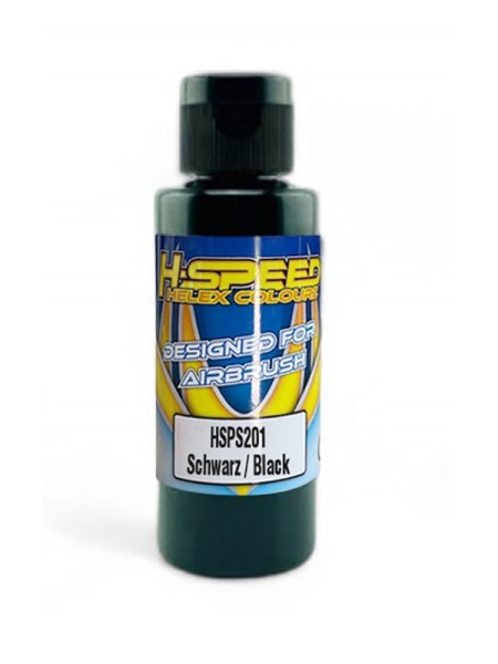 Lexan Airbrush Farbe 60 ml Schwarz / Black