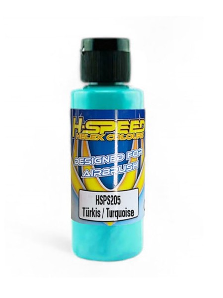 Lexan Airbrush Farbe 60 ml Türkis / Turquoise