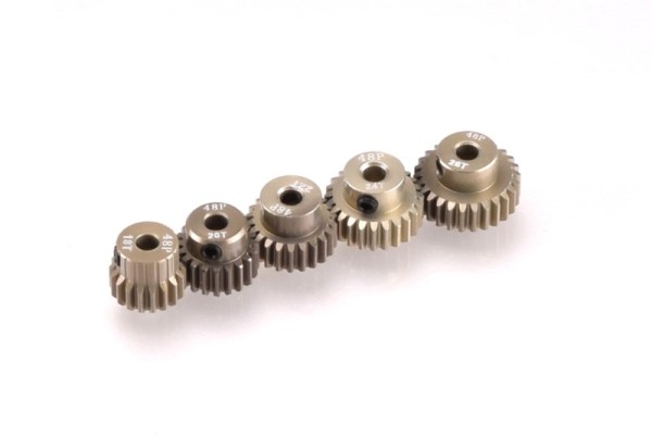 Motorritzel Alu 48dp 5er-Pack (18,20,22,24,26T)