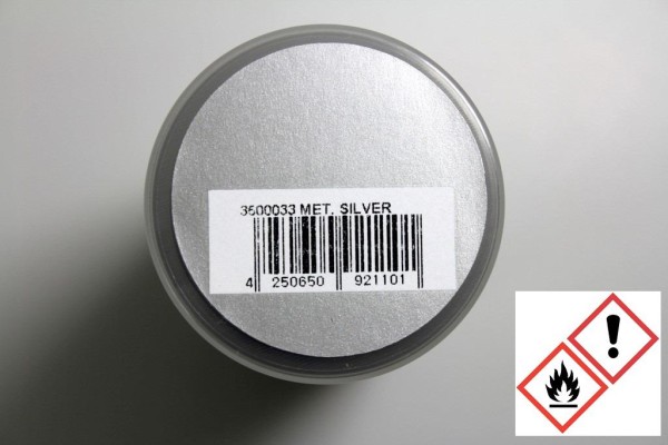 Lexanfarbe "MET. SILBER" 150ml