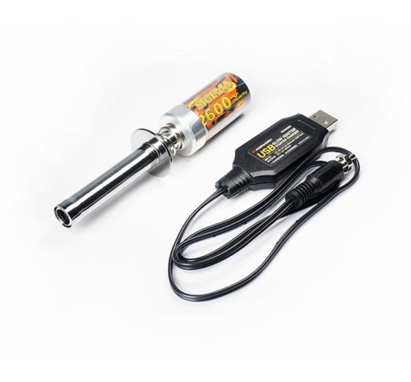 Glühkerzenstarter 2600 mAh mit USB Ladegerät
